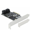 DeLOCK 4P SATA & 1Slot M.2 PCIe x4 -LP - nr 7