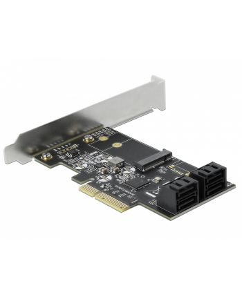 DeLOCK 4P SATA & 1Slot M.2 PCIe x4 -LP