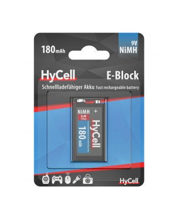 HyCell 9V block type 150, battery (1 piece, 9V)