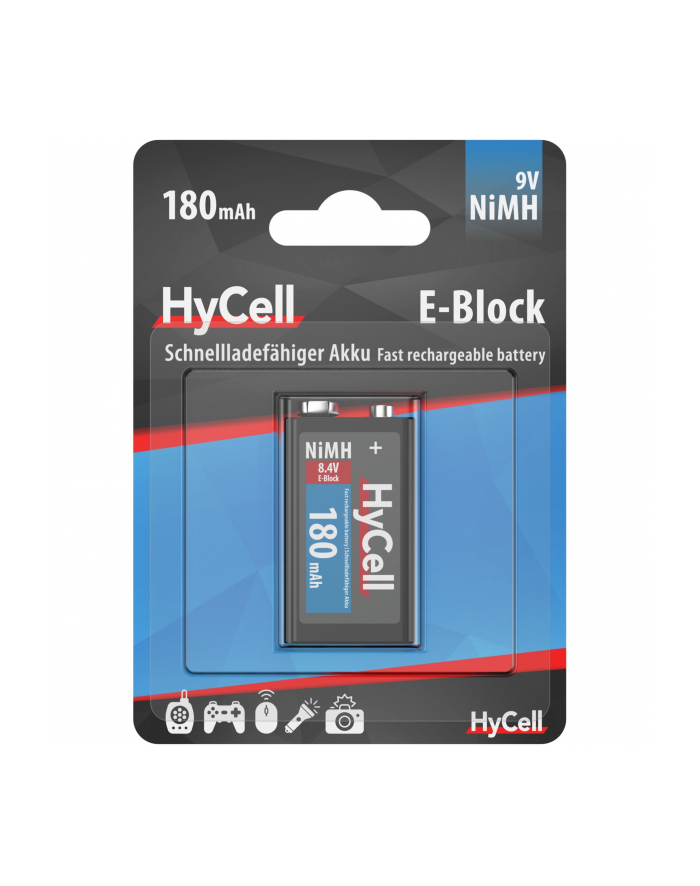 HyCell 9V block type 150, battery (1 piece, 9V) główny
