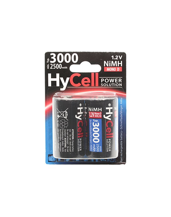 HyCell Battery Mono D Type 3000 mAh 1.2V 2er - nickel główny