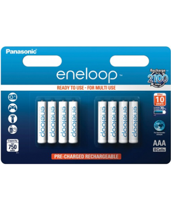 Panasonic eneloop Micro 750mA 8x AAA nr 2