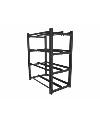 lanberg Regał na baterie UPS 830X454 2X4 (8) czarny OR01-830454-204-BK nr 2