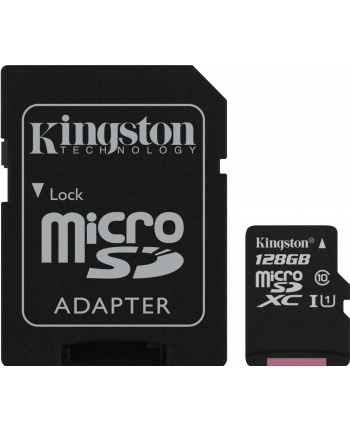 kingston Karta pamięci microSD 128GB Canvas Select Plus 100MB/s