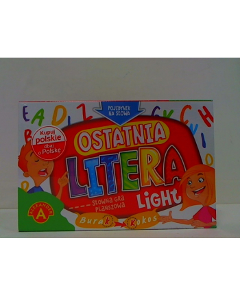 Ostatnia litera light Pojedynek na słowa gra 2281 ALEXANDER