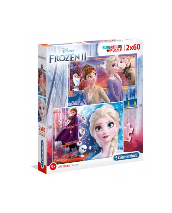 Clementoni Puzzle 2x60el Frozen 2 21609 nr 2