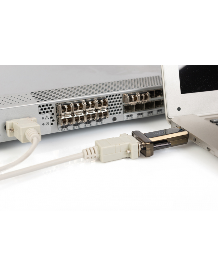 digitus Konwerter/Adapter USB 2.0 do RS232 (DB9) z kablem USB A M/Ż długość 80cm główny