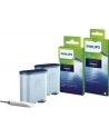 Zestaw akcesoriów do czyszczenia ekspresów Philips CA6707/10 (2 wkłady filtra AquaClean  6 saszetek ze środkiem do czyszczenia obiegu mleka  6 tabletek do usuwania oleju kawowego  Smar) - nr 7