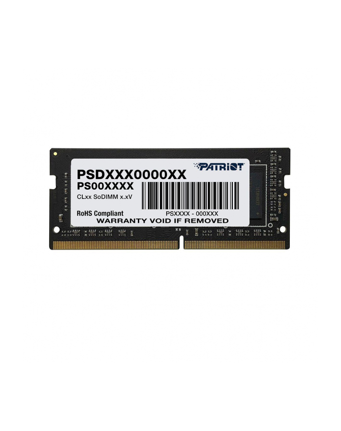 Pamięć RAM Patriot Memory Signature PSD416G26662S (DDR4 SO-DIMM; 1 x 16 GB; 2666 MHz; CL19) główny