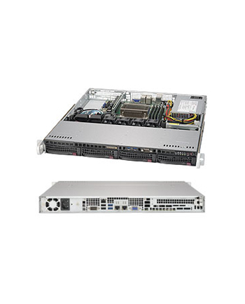 Obudowa serwerowa Rack Supermicro CSE-813MFTQC-350CB2 (kolor czarny)