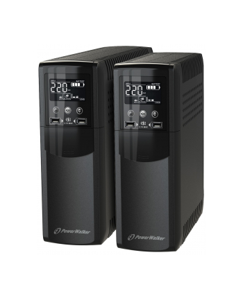 Zasilacz awaryjny UPS POWER WALKER VI 600 CSW FR (Desktop; 600VA)