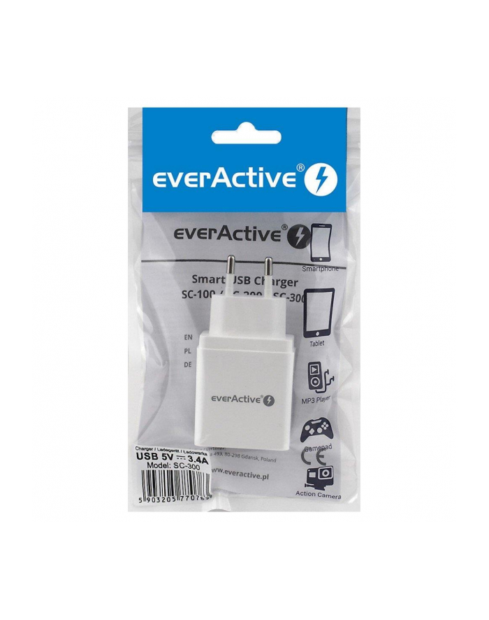 Ładowarka sieciowa everActive SC-300 (USB; kolor biały) główny