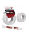 Kabel koncentryczny Maclean MCTV-470 (25m ; kolor biały) - nr 6