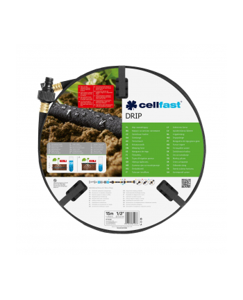 Wąż Nawadniające CELLFAST Wąż nawadniający DRIP 19-002 (125 mm; 15000 mm)