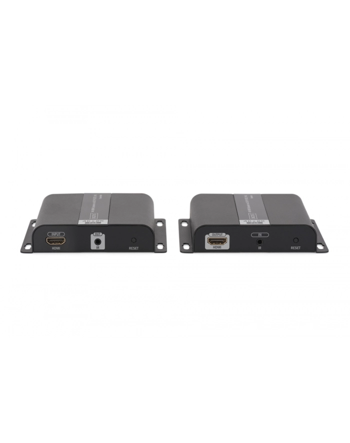 digitus Przedłużacz (Extender) HDMI IP/Cat.5/6/7 120m 4K PoE HDCP 1.4 IR audio (zestaw) główny