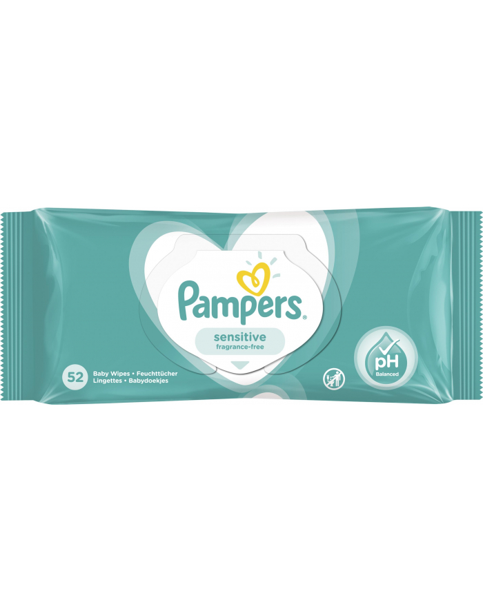 Zestaw chusteczek Pampers Chusteczki Pampers Sensitive 52 (52) główny