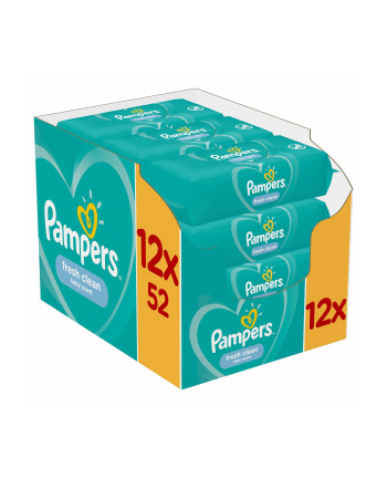 Zestaw chusteczek Pampers Chusteczki Pampers FreshClean12x52 (52)