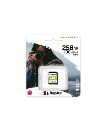 Karta pamięci Kingston Canvas Select Plus SDS2/256GB (256GB; Class U3  V30; Karta pamięci)