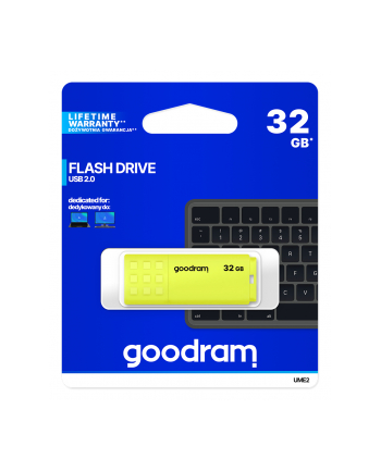 goodram Pendrive UME2 32GB USB 2.0 Żółty