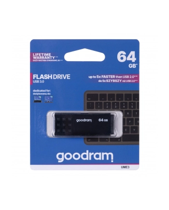 goodram Pendrive UME3 64GB USB 3.0 Czarny nr 1