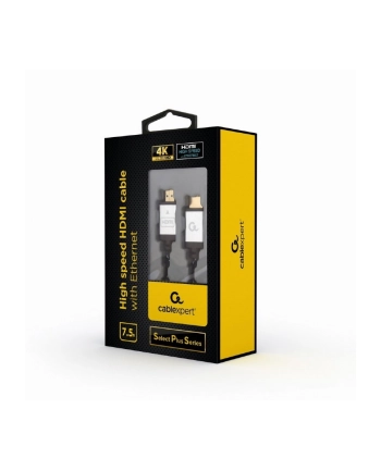 Kabel GEMBIRD Seria select plus CCB-HDMIL-75M (HDMI M - HDMI M; 7 5m; kolor czarny) nr 2
