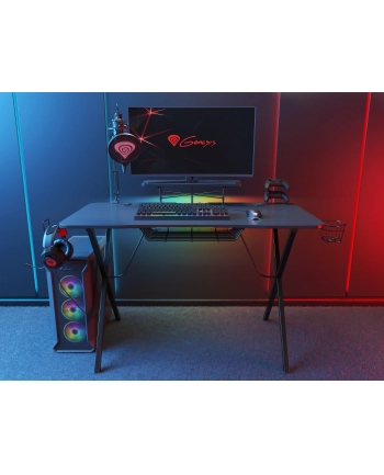 natec Biurko dla gracza gamingowe Genesis Holm 300 podświetlenie RGB nr 1