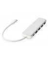 digitus HUB/Koncentrator 4-portowy USB 3.0 SuperSpeed z Typ C Power Delivery, aluminium - nr 15
