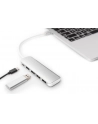 digitus HUB/Koncentrator 4-portowy USB 3.0 SuperSpeed z Typ C Power Delivery, aluminium - nr 25