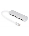digitus HUB/Koncentrator 4-portowy USB 3.0 SuperSpeed z Typ C Power Delivery, aluminium - nr 29