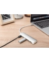 digitus HUB/Koncentrator 4-portowy USB 3.0 SuperSpeed z Typ C Power Delivery, aluminium - nr 63