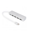 digitus HUB/Koncentrator 4-portowy USB 3.0 SuperSpeed z Typ C Power Delivery, aluminium - nr 72