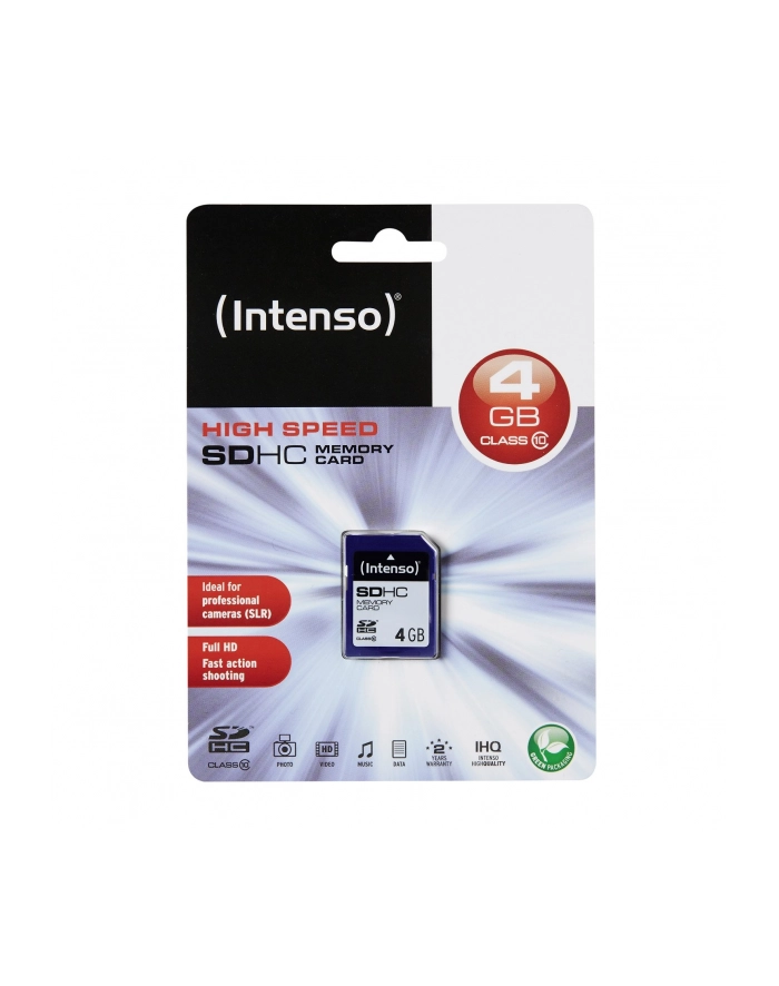 intenso Karta pamięci SDHC 4GB class 10 główny