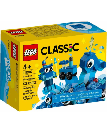 LEGO 11006 CLASSIC Niebieskie klocki kreatywne p8