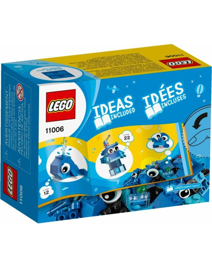 LEGO 11006 CLASSIC Niebieskie klocki kreatywne p8 główny