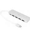 digitus HUB/Koncentrator 4-portowy USB 3.0 SuperSpeed z Typ C Power Delivery, aluminium - nr 69