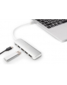 digitus HUB/Koncentrator 4-portowy USB 3.0 SuperSpeed z Typ C Power Delivery, aluminium - nr 73