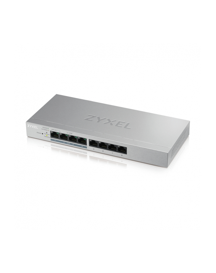 zyxel Przełącznik zarządzalny GS1200-8HP 8Port PoE+ 4x60W webmanaged Switch główny