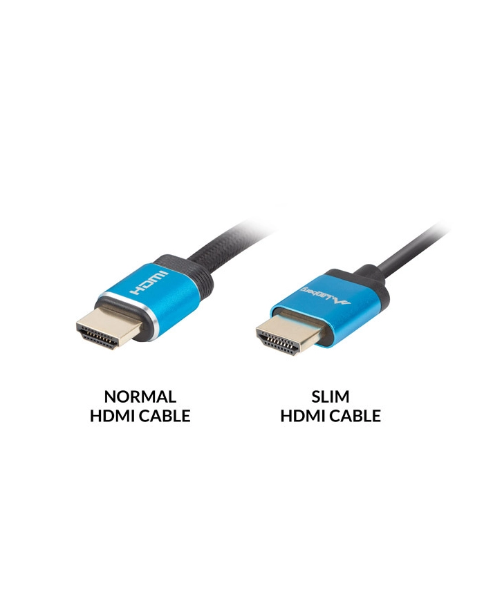 lanberg Kabel HDMI M/M   1M 2.0 4K  CA-HDMI-22CU-0010-BK główny