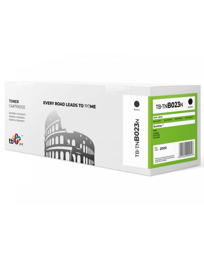 tb print Toner do Brother HL-B2080DW TB-TNB023N BK 100% nowy główny