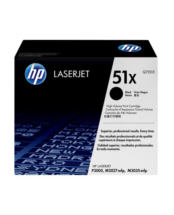 hp inc. Toner Q7551XH Czarny Contract Cartridge