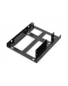 digitus Ramka montażowa/Adapter SSD/HDD 2x 2.5' do 3.5' (ATA, SATA, SSD) metalowa ,zestaw z kablami, czarna - nr 13