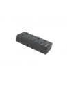 natec Hub USB 4 porty Mantis 2 USB 3.0 z włącznikiem + zasilacz - nr 30