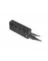 natec Hub USB 4 porty Mantis 2 USB 3.0 z włącznikiem + zasilacz - nr 32