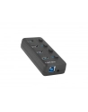 natec Hub USB 4 porty Mantis 2 USB 3.0 z włącznikiem + zasilacz - nr 35