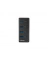 natec Hub USB 4 porty Mantis 2 USB 3.0 z włącznikiem + zasilacz - nr 39