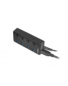natec Hub USB 4 porty Mantis 2 USB 3.0 z włącznikiem + zasilacz - nr 46
