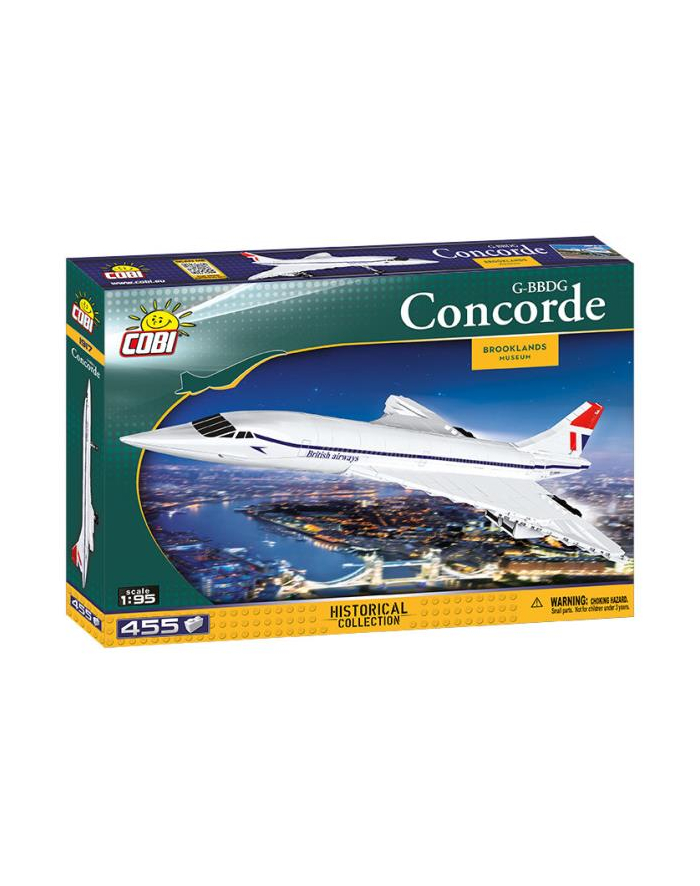 COBI 1917 ACTION TOWN Concorde G-BBDG 455 klocków główny