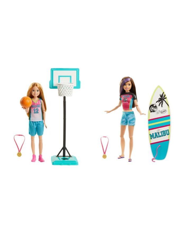 Barbie Sportowa siostra lalka GHK34 p6 MATTEL mix główny