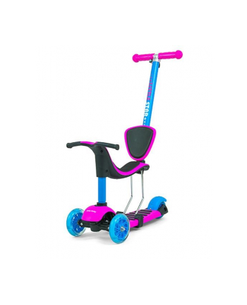 Hulajnoga Scooter Little Star Pink Blue 3w1 Milly Mally