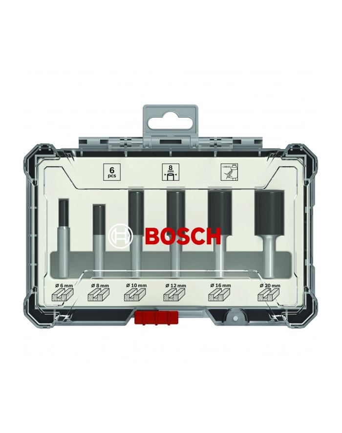 bosch powertools Bosch cutter set 6 pcs Straight 6mm shank - 2607017465 główny